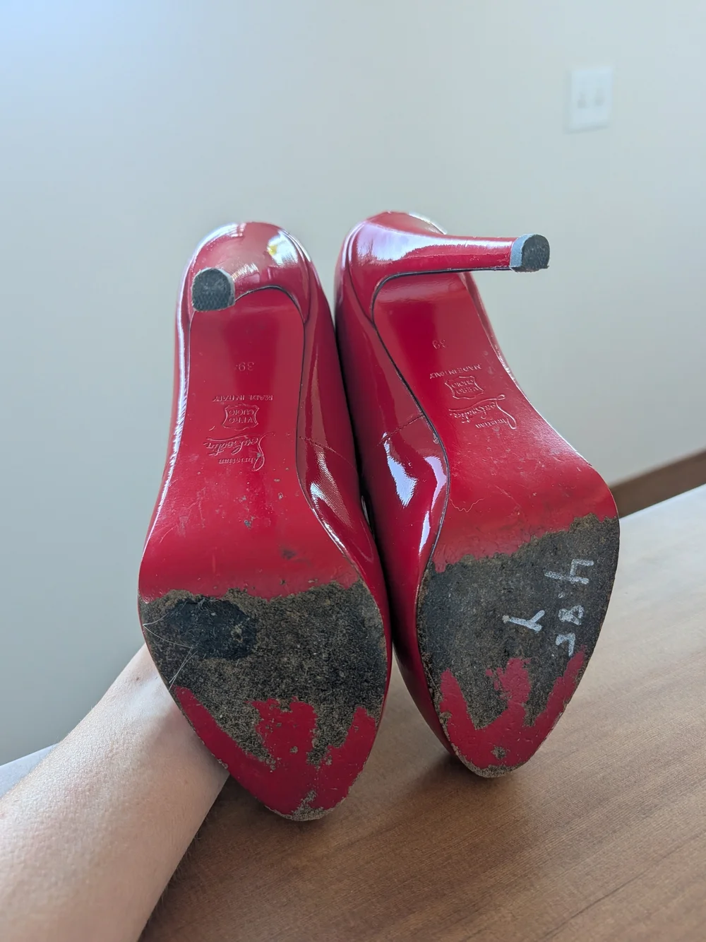 Christian Louboutin classic patent